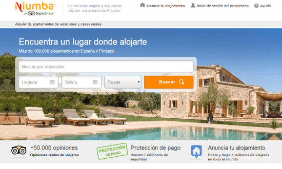Imagen - Niumba, alquiler de apartamentos de vacaciones y casas rurales