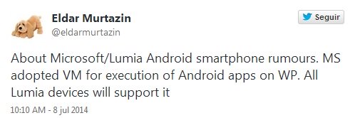 Imagen - Windows Phone podr&iacute;a ejecutar apps de Android