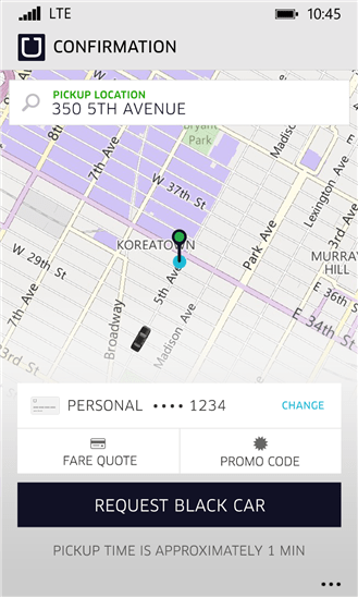 Imagen - Uber, ahora disponible para Windows Phone