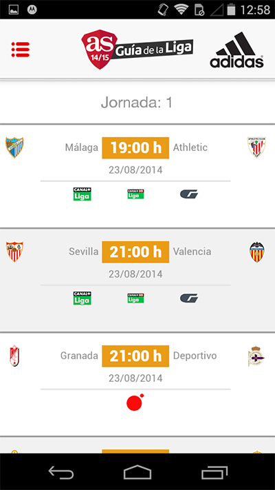 Imagen - 5 apps para seguir la Liga 2014/2015