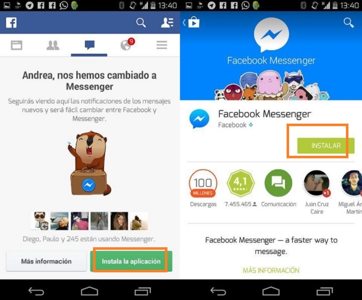 Imagen - Evita instalar Facebook Messenger para leer los mensajes