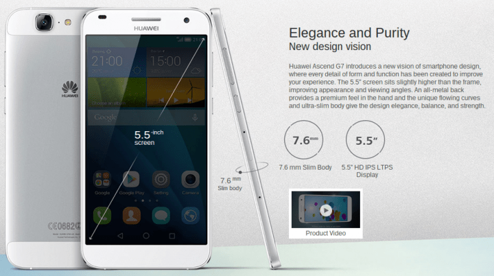 Imagen - Huawei presenta el Ascend G7 en el IFA