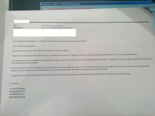 Imagen - GameStop cierra en España