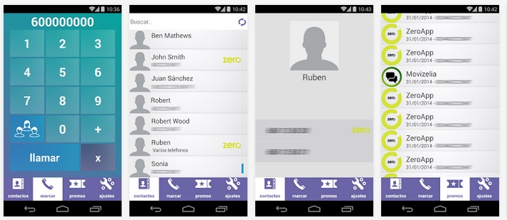 Imagen - ZeroApp, llama gratis y sin consumir datos