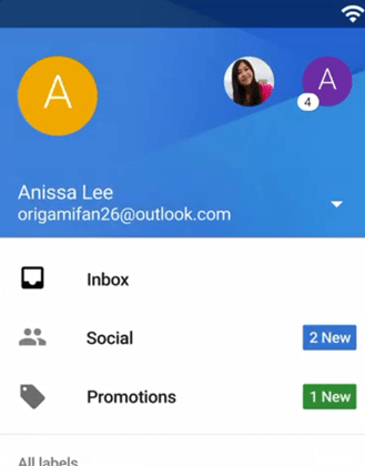Imagen - La app de Gmail para Android unficará el correo de todas las cuentas