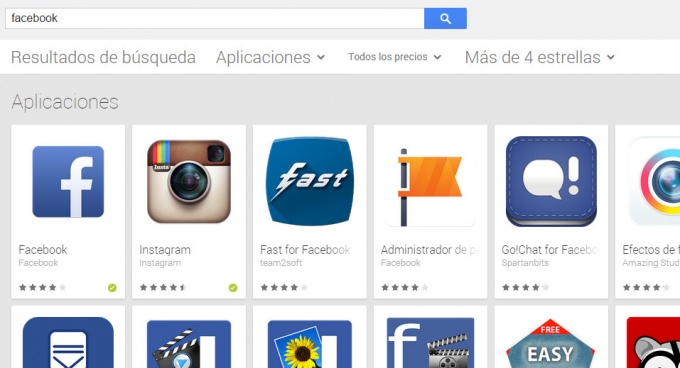 Imagen - Google Play ahora permite filtrar apps con 4 o m&aacute;s estrellas