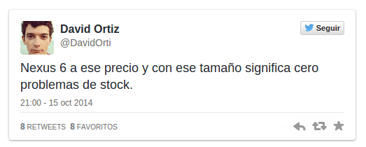 Imagen - Nexus 6 no gusta en Twitter: el precio rompe la esencia de Google