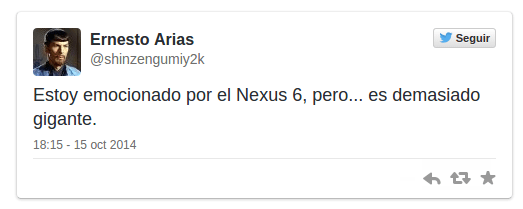 Imagen - Nexus 6 no gusta en Twitter: el precio rompe la esencia de Google