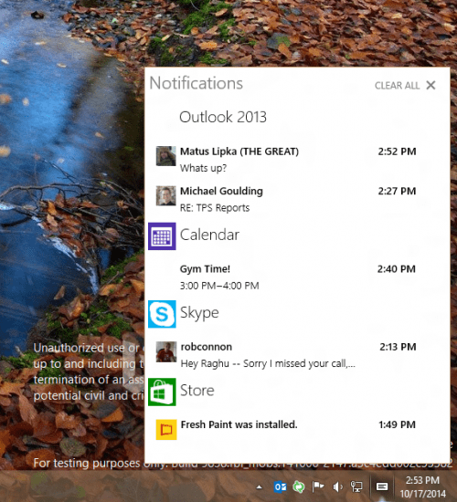 Imagen - Windows 10 se actualiza con centro de notificaciones