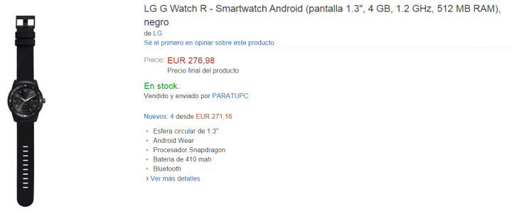 Imagen - LG G Watch R ya a la venta en España