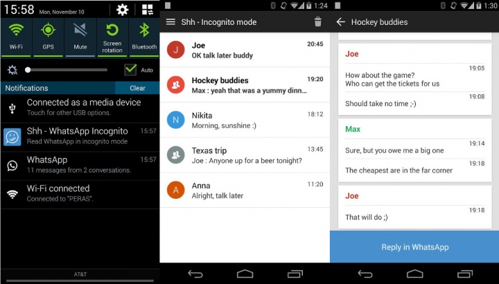 Imagen - Shh, la app que oculta el &quot;doble check azul&quot; de WhatsApp