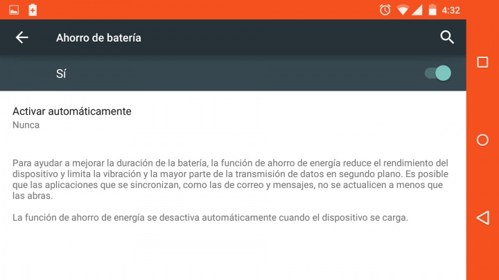 Imagen - C&oacute;mo activar el Modo Ahorro en Android 5.0 Lollipop