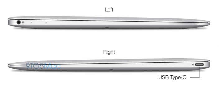 Imagen - Una filtración revela el MacBook Air de 12 pulgadas: muy delgado y con un solo puerto