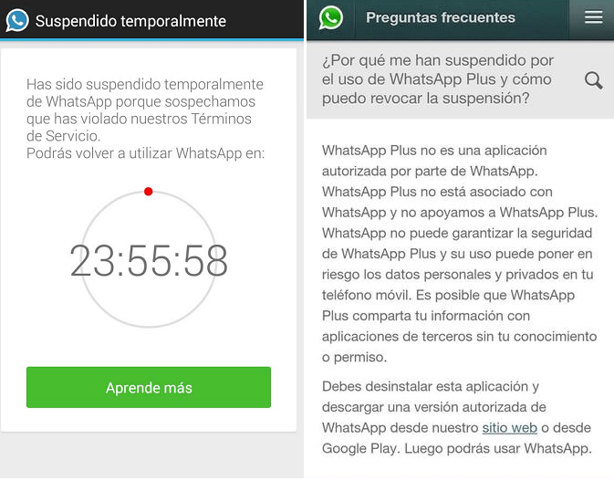 Imagen - WhatsApp bloquea cuentas de usuarios de WhatsAppMD y WhatsApp Plus