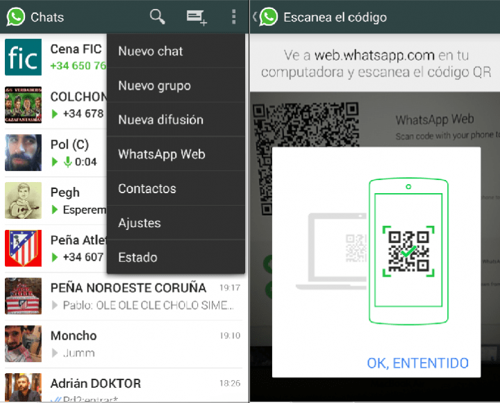 Imagen - WhatsApp Web ya está disponible en el ordenador