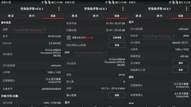 Imagen - Huawei Ascend P8 filtrado: conoce sus especificaciones