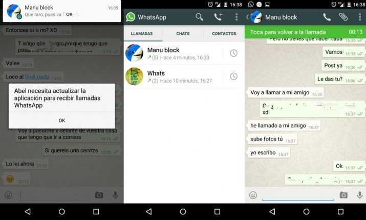 Imagen - WhatsApp otra vez permite activar las llamadas VoIP