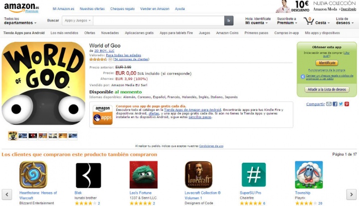 Imagen - Consigue 100 euros gratis en apps gracias a Amazon