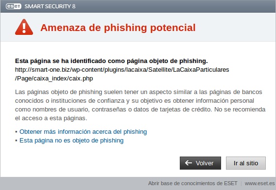 Imagen - Intentan engañar a usuarios de La Caixa con webs falsas