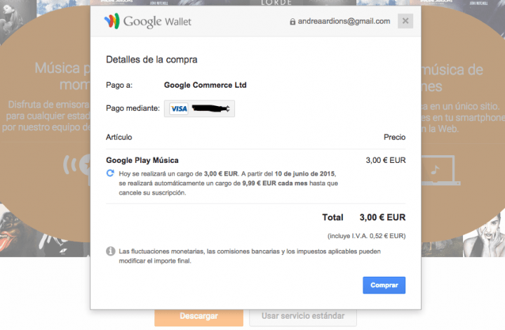 Imagen - Consigue tres meses de Google Play Music y YouTube Music Key por 3 euros
