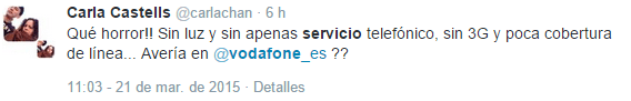 Imagen - Vodafone experimenta una incidencia en la red