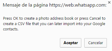 Imagen - Cómo exportar los contactos de WhatsApp con WhatsApp Web