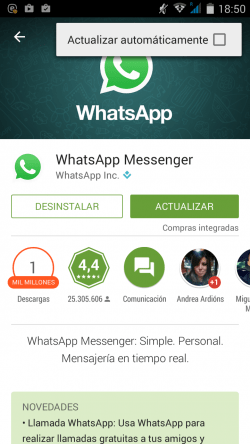 Imagen - Cómo desactivar las llamadas de WhatsApp