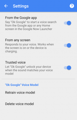 Imagen - Android ya permite desbloquear el terminal con la voz
