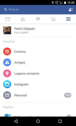 Imagen - Facebook a&ntilde;ade una pesta&ntilde;a de Instagram