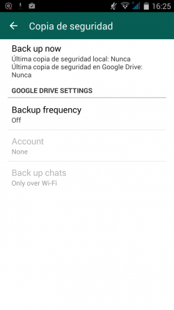 Imagen - WhatsApp para Android ya prueba las copias de seguridad