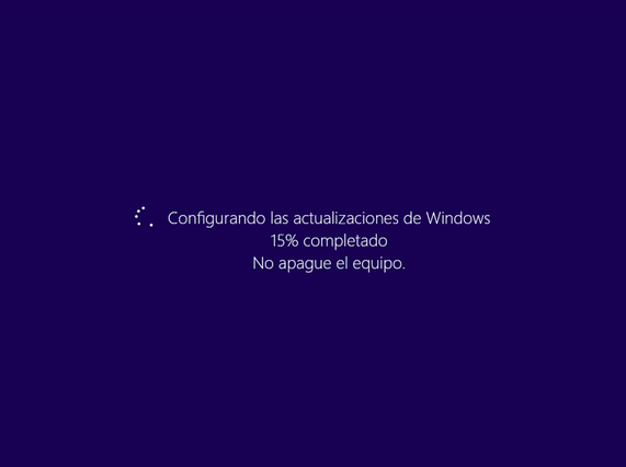 Imagen - Windows se queda en "Configurando las actualizaciones" tras una actualizaci&oacute;n err&oacute;nea