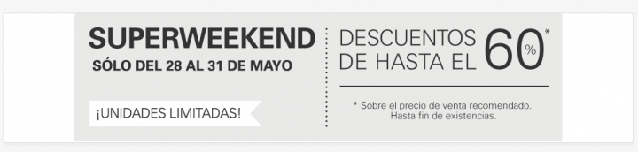 Imagen - Superweekend en eBay: descuentos de hasta el 60%
