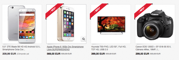 Imagen - Superweekend en eBay: descuentos de hasta el 60%