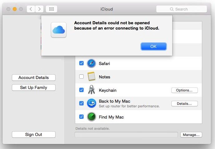 Imagen - iCloud ca&iacute;do en gran parte del mundo