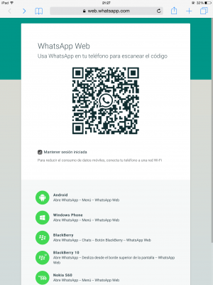 Imagen - C&oacute;mo utilizar WhatsApp Web en el iPad
