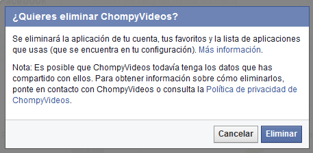 Imagen - Elimina los v&iacute;deos compartidos autom&aacute;ticamente por ChompyVideos