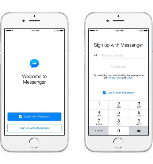 Imagen - Facebook Messenger ya no requiere cuenta en la red social: solo un n&uacute;mero como WhatsApp