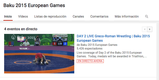 Imagen - Cómo ver los Juegos Europeos por Internet