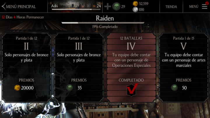 Imagen - Mortal Kombat X para móvil por fin dispone del desafío Raiden