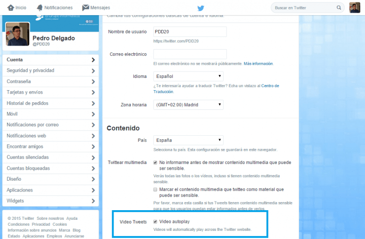 Imagen - Twitter ahora reproduce vídeos, Vines y GIFs automáticamente: cómo desactivarlo