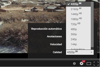 Imagen - YouTube ya permite reproducir vídeos en 8K
