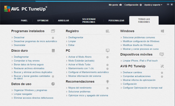 Imagen - Review: AVG PC TuneUp, el programa definitivo para mantener en forma tu PC