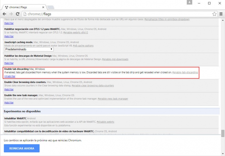 Imagen - Chrome nos permitirá ahorrar memoria RAM suspendiendo pestañas inactivas