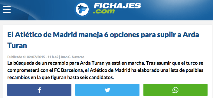 Imagen - Cómo seguir los fichajes de fútbol en Android