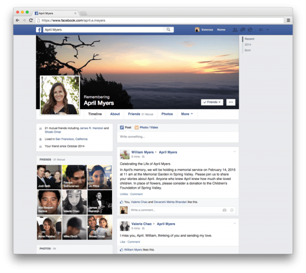 Imagen - Facebook ya permite que nombres a un heredero
