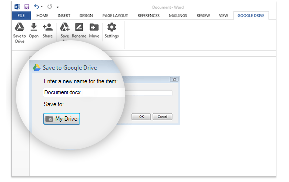 Imagen - Microsoft Office ya ofrece soporte para Google Drive