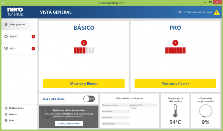 Imagen - Review: Nero TuneItUp, un sencillo y eficaz software de optimización