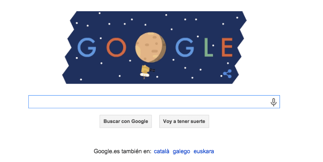 Imagen - Google celebra la llegada del New Horizons a Plutón con un Doodle