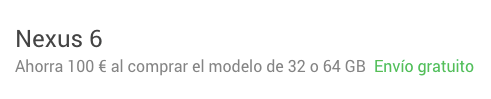 Imagen - Nexus 6 desde 419 euros en Google Store
