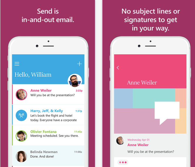 Imagen - Descarga Send, la nueva aplicación de correo de Microsoft